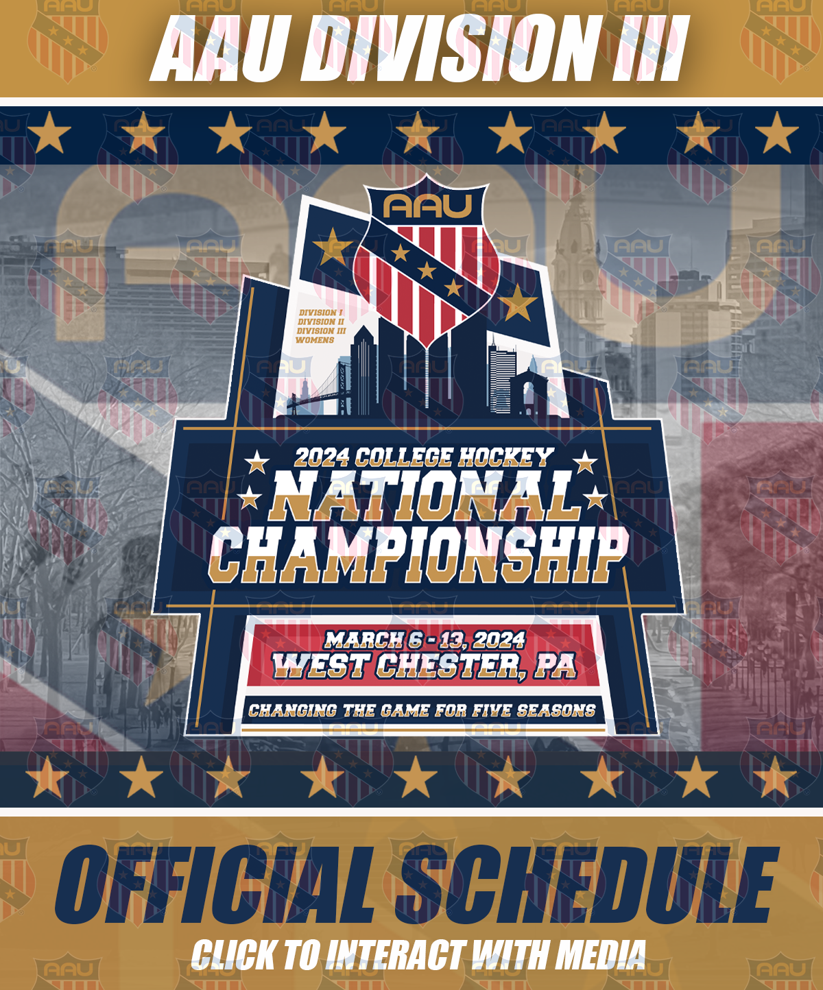 DIII Official Schedule