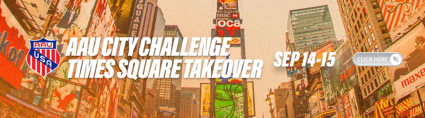 AAU City Challenge Times Square Takeover